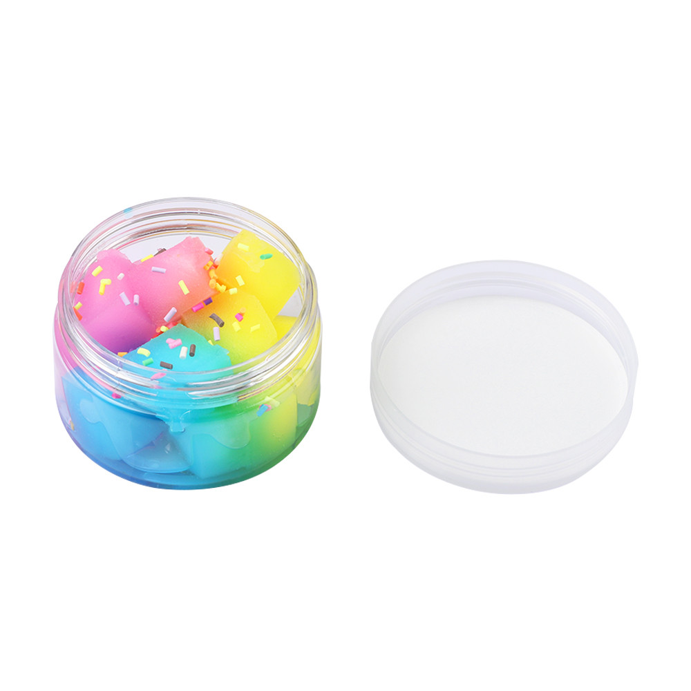 Creative DIY Rainbow Crystal Mud Stress Relief Toy Creative DIY Rainbow Crystal Mud Stress Relief Toy