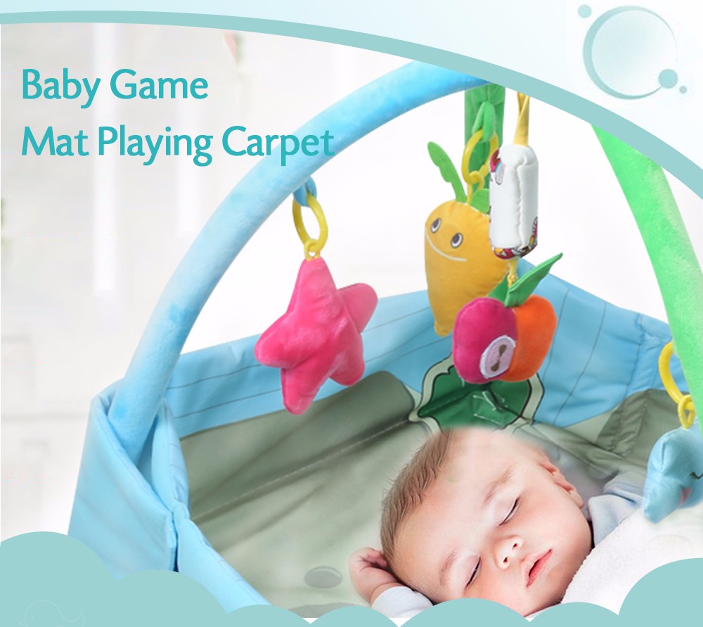 Cartoon Soft Baby Game Mat Playing Carpet Infant Kids Fitness Frame Educational Toy