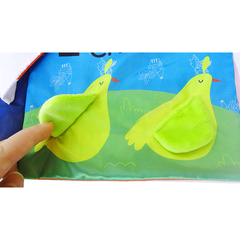 Digital Fruit Animal Puzzle Cloth Book Preschool Toys