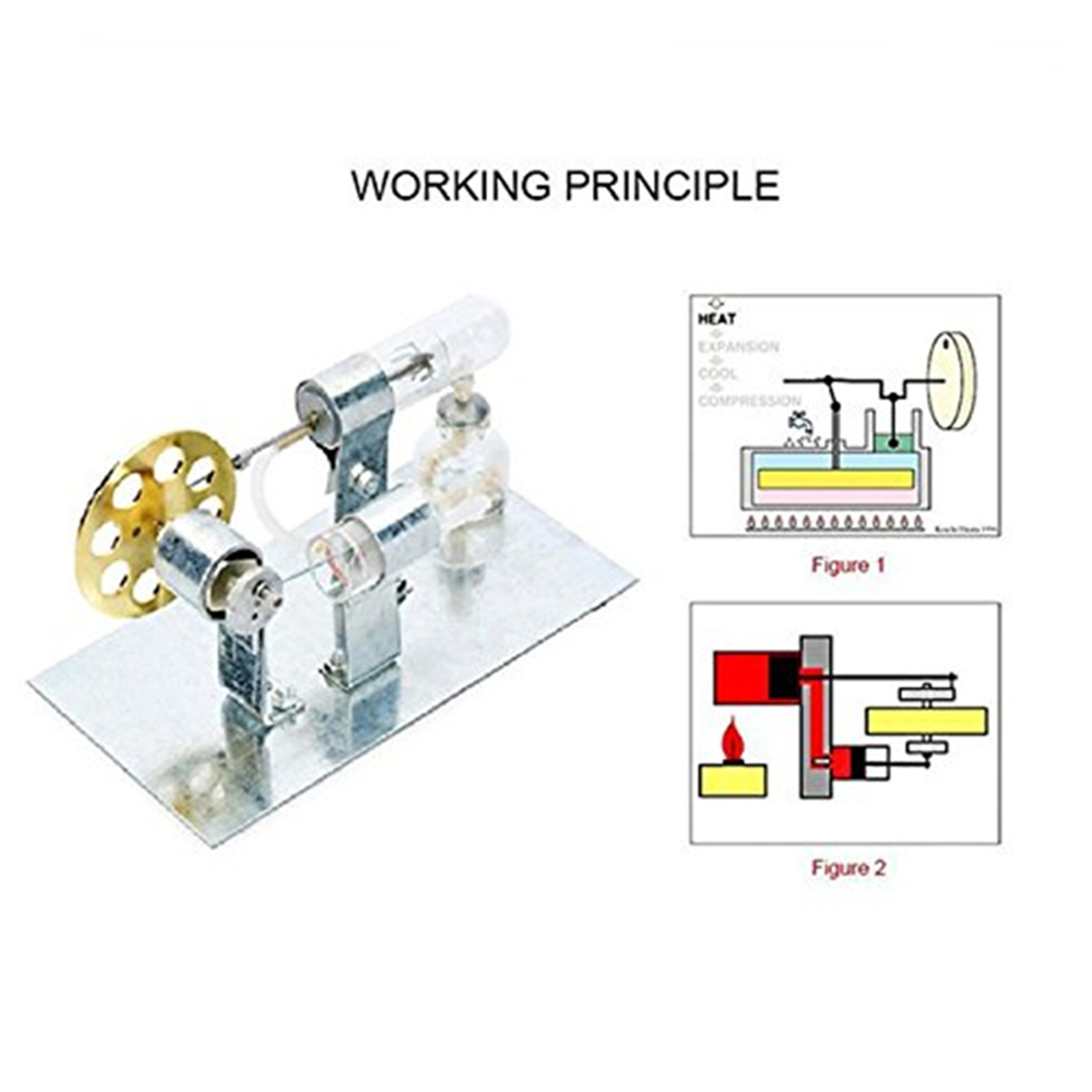 DIY Stirling Engine Steam Machine Model Children Learning Education Toys