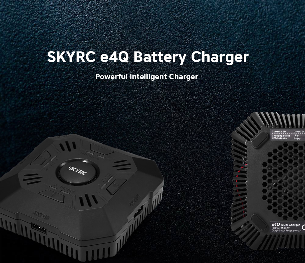 SKYRC e4Q 4 Channel DC Multi Charger 5A 2 - 4S LiPo