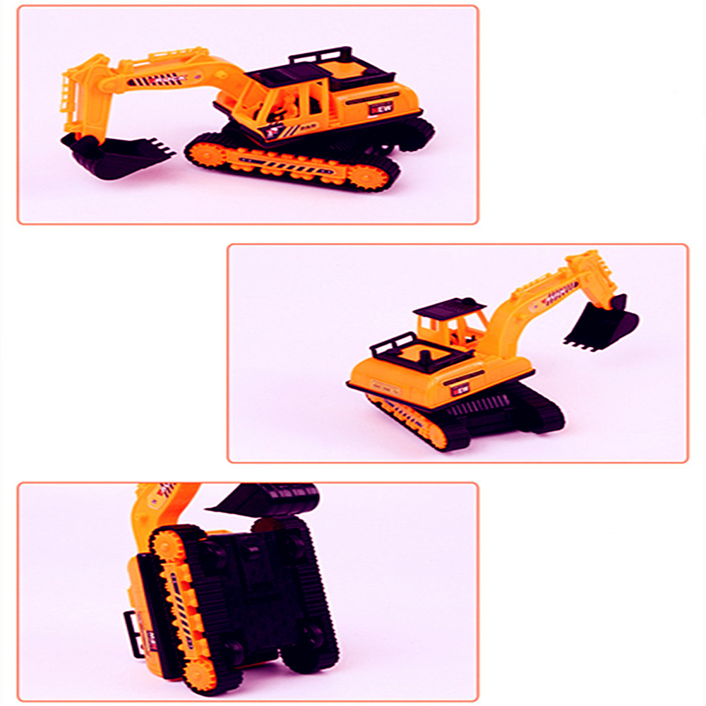 Inertia Excavator Children Creative Toy Engineering Car