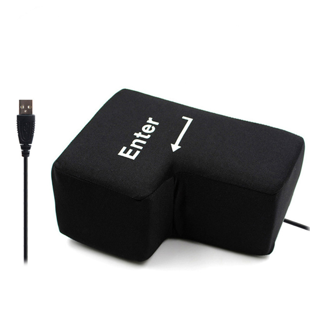Computer Keyboard Sponge USB Big Enter Key Pillow Desktop for Home Office Laptop Computer Keyboard Sponge USB Big Enter Key Pillow Desktop for Home Office Laptop