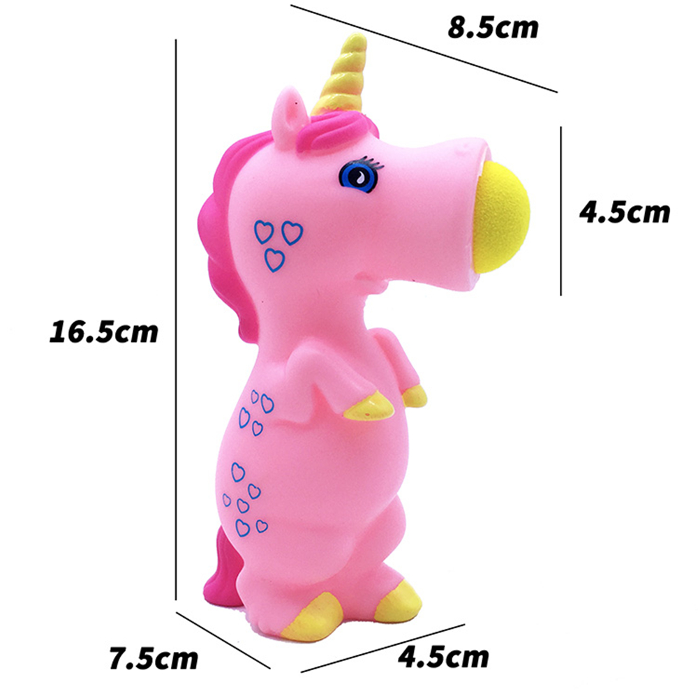 Unicorn Squeeze Popper Air Powered Soft Foam Shooter Toy Unicorn Squeeze Popper Air Powered Soft Foam Shooter Toy