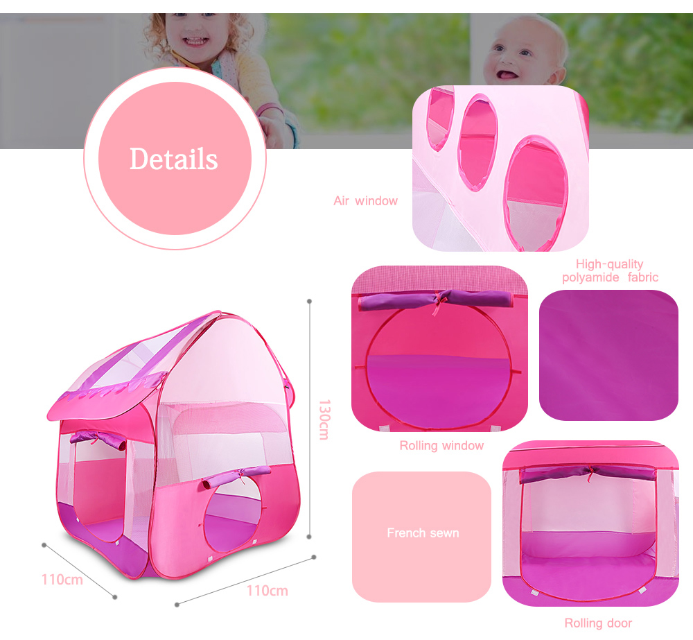 Portable Foldable Kids Toy Tent Game House for Baby Play Portable Foldable Kids Toy Tent Game House for Baby Play