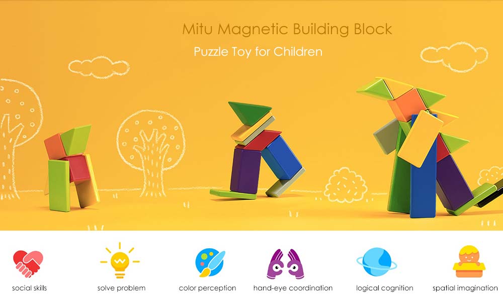 Xiaomi MiTU MTJM01MT Magnetic Building Block Toy Xiaomi MiTU MTJM01MT Magnetic Building Block Toy