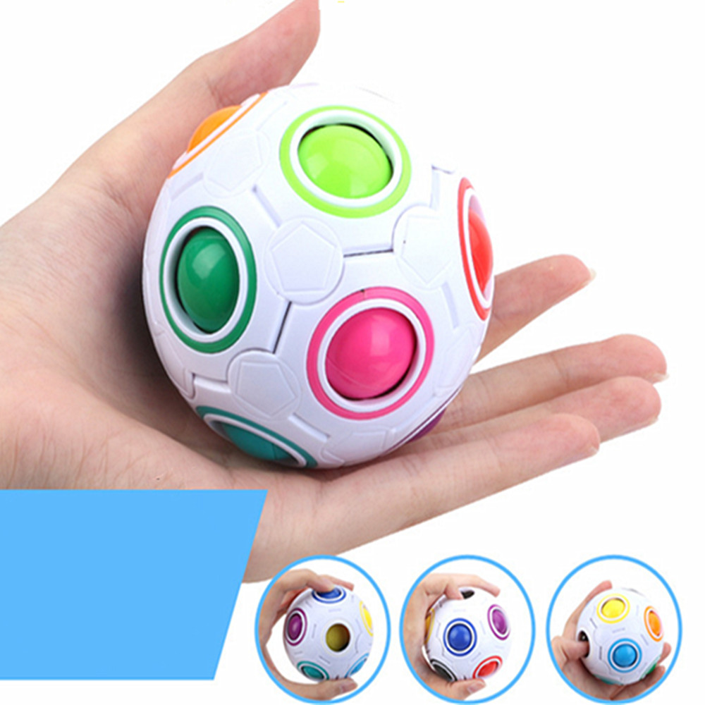Football Cube Magic Rainbow Ball Puzzle Relief Toys Football Cube Magic Rainbow Ball Puzzle Relief Toys