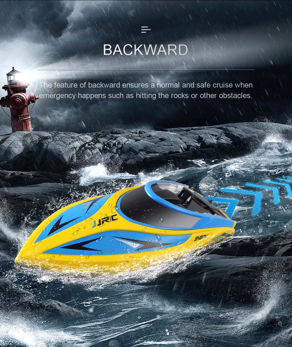 JJRC S1 Waterproof Turnover Reset Water Cooling High Speed 25km/h RC Boat