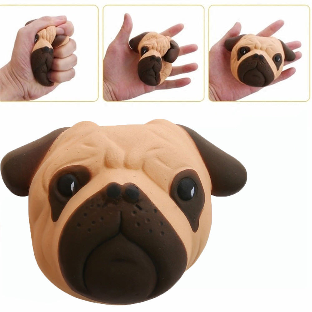 Scented Jumbo Squishy Slow Rising Decompression Toys Pug Dog Stress Reliever
