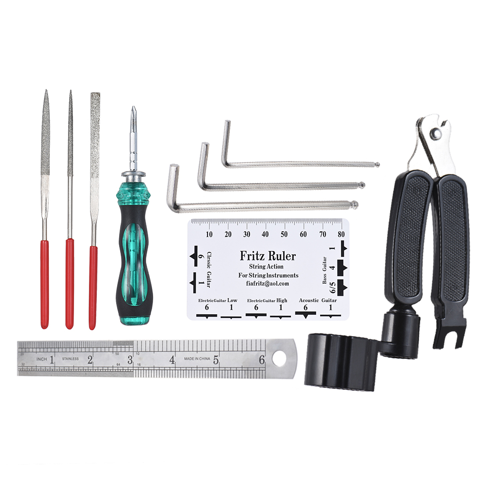 Guitar Care Tool Set Repair Maintenance Tech Kit