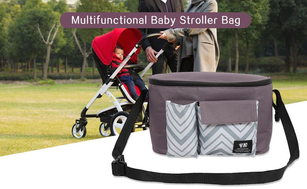 Multifunctional Baby Stroller Bag Cross-body Pouch