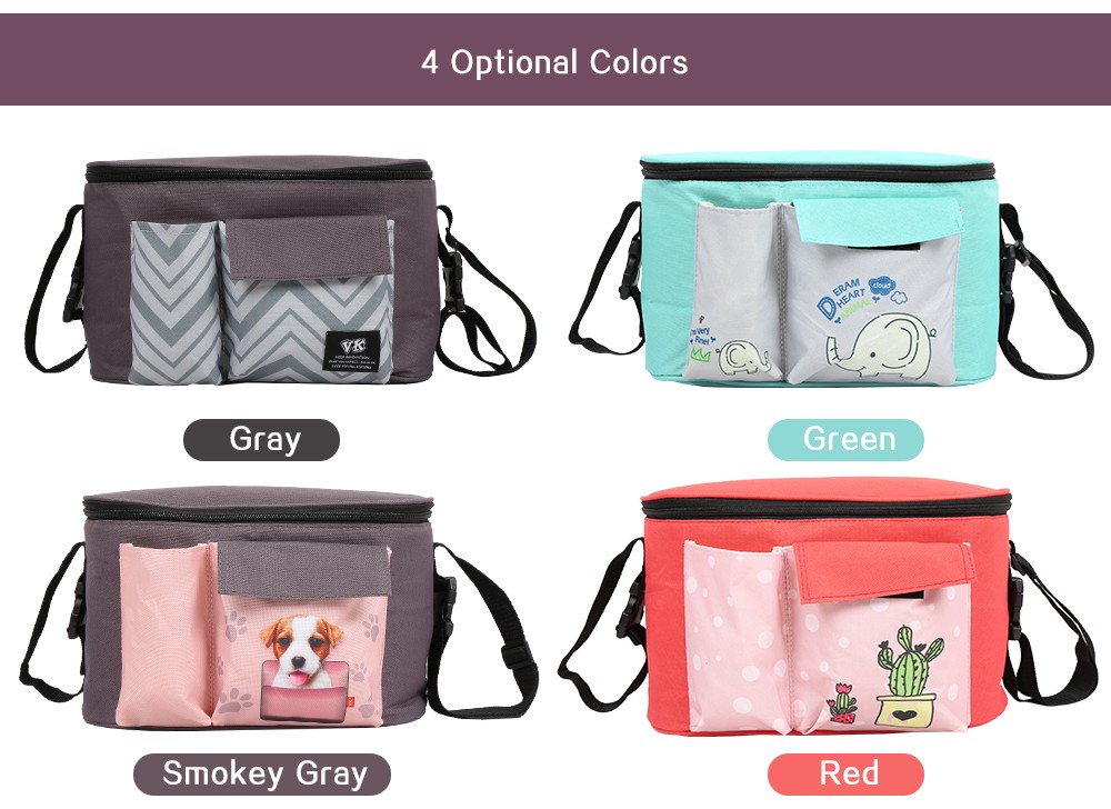 Multifunctional Baby Stroller Bag Cross-body Pouch