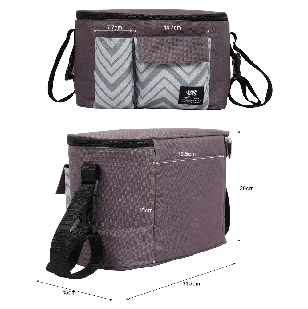 Multifunctional Baby Stroller Bag Cross-body Pouch