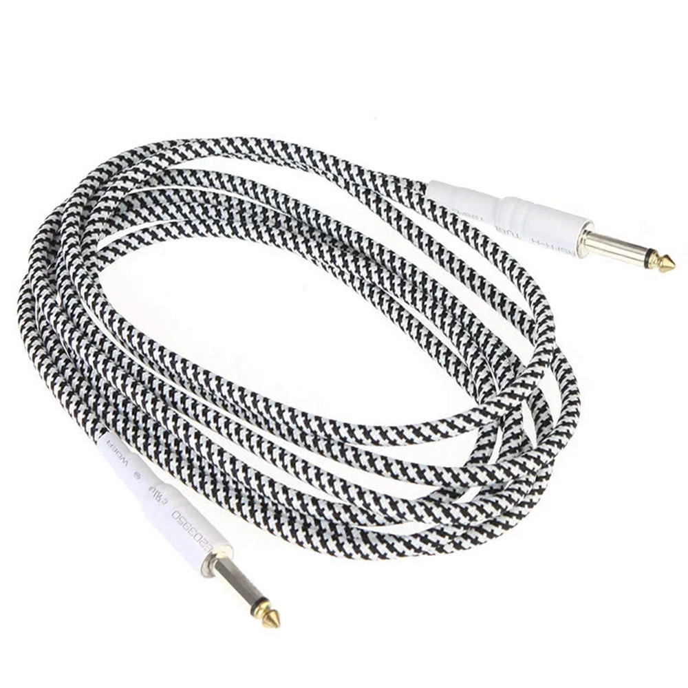 Electric Guitar Cable 6.35/6.35 Microphone 5m Cord