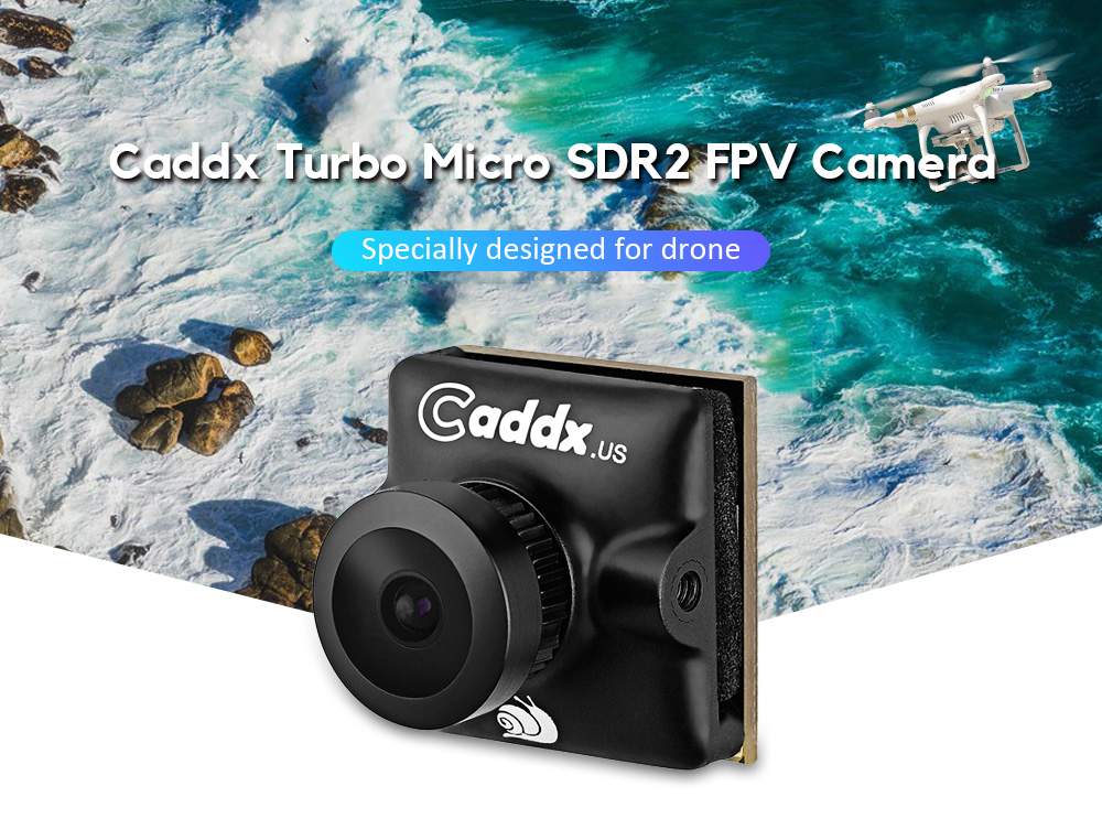 Caddx Turbo Micro SDR2 1:2.8 2.1mm 1200TVL Low Latency WDR 16:9 / 4:3 FPV Camera