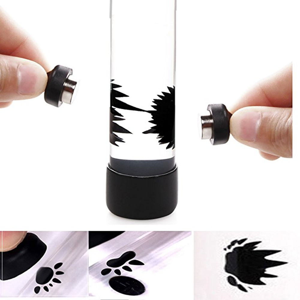 Ferrofluid in A Bottle Magnetic Liquid Display Stress Relief Decompression Toy