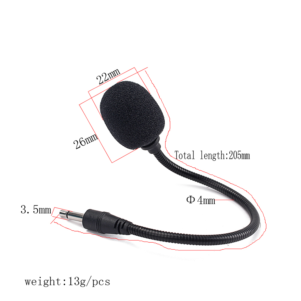 3.5mm Port Plug-in Condenser Microphone Mini Megaphones for EQ