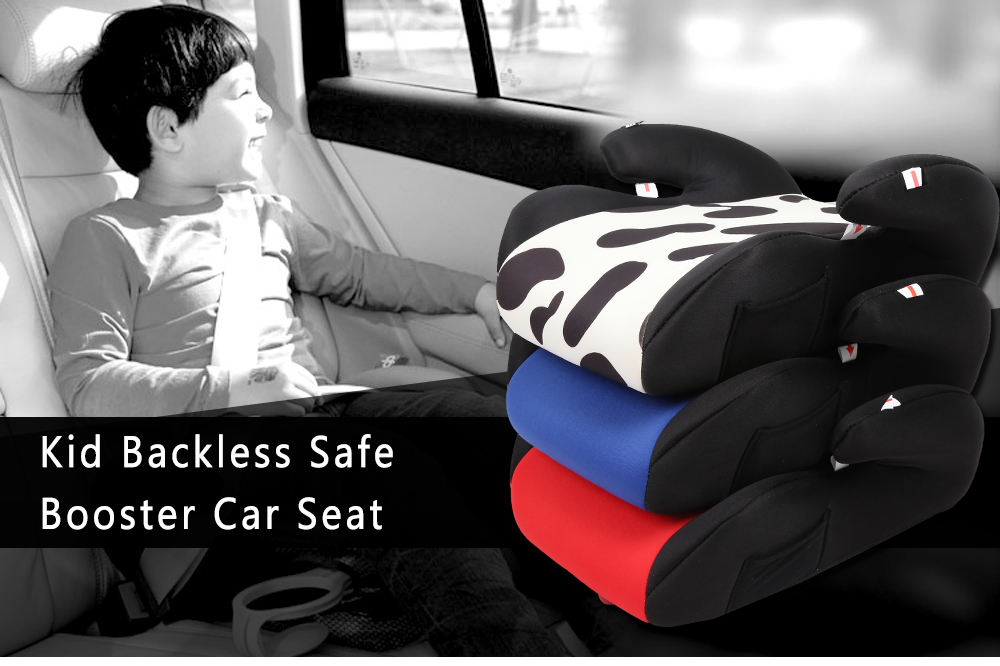 Portable Backless Safe Booster Travel Car Seat for Children Kids