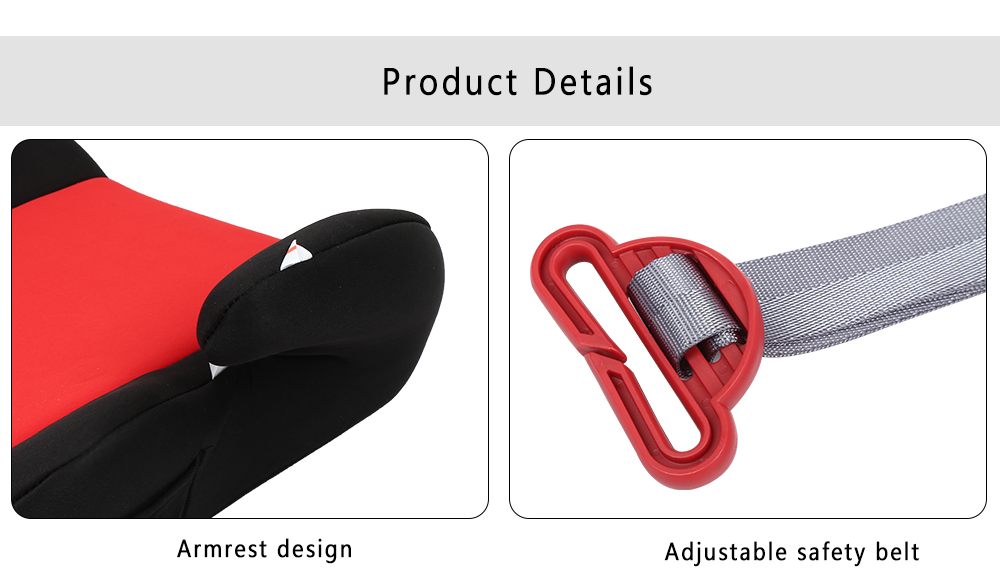 Portable Backless Safe Booster Travel Car Seat for Children Kids Portable Backless Safe Booster Travel Car Seat for Children Kids
