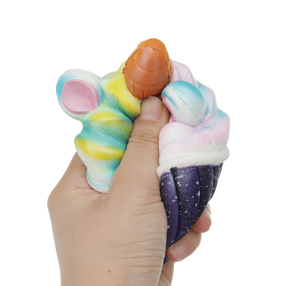 Jumbo Squishy Unicorn Ice Cream Slow Rising Soft Gift Decor Toy for Kid