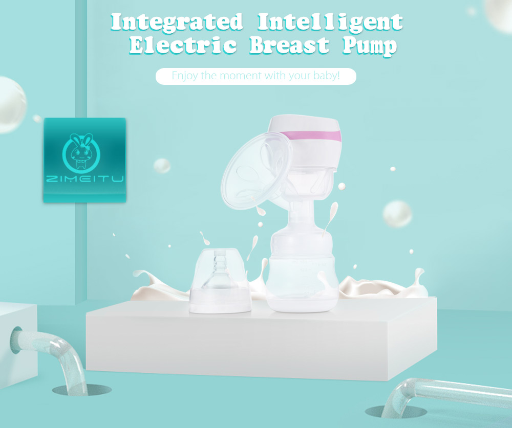 ZIMEITU RH318 Integrated Intelligent Electric Breast Pump for Baby Breastfeeding