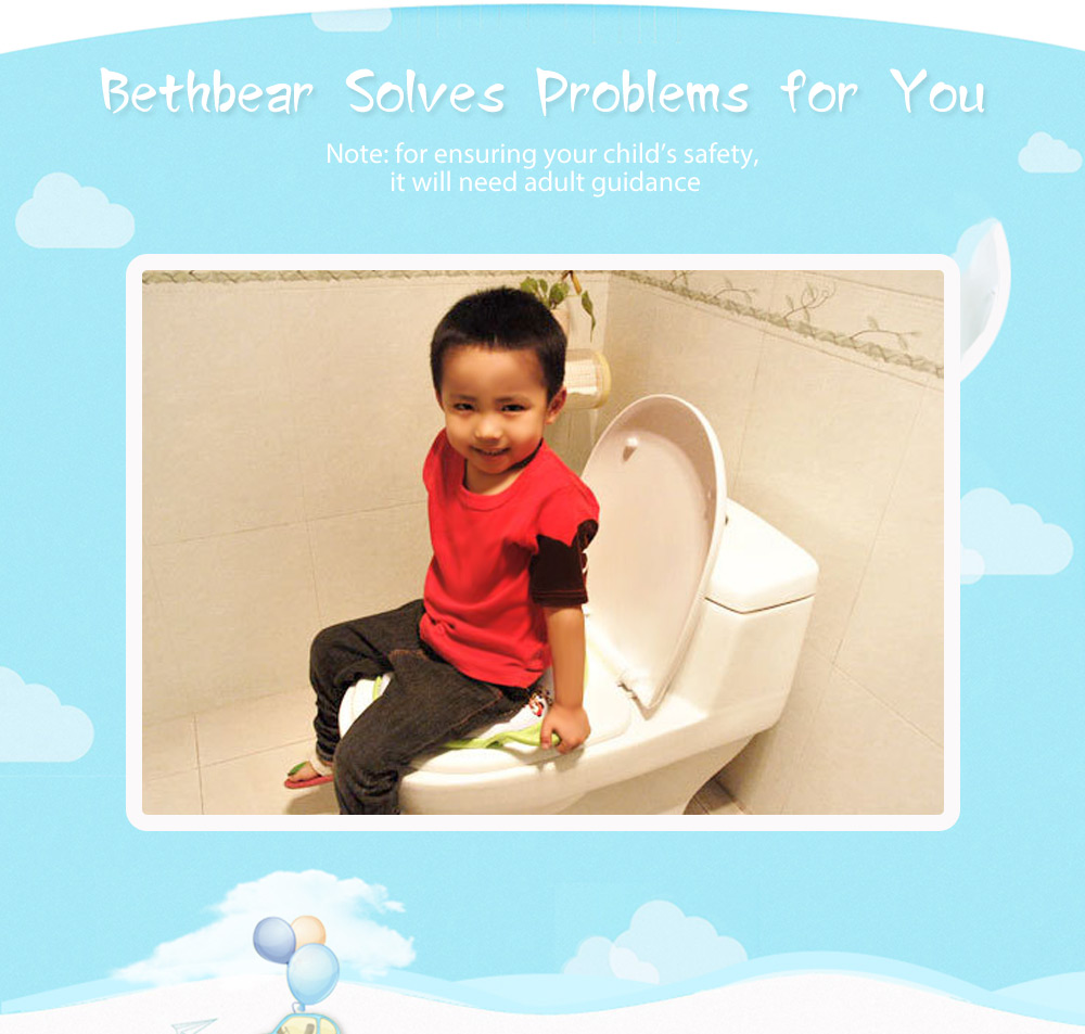 Bethbear Soft Training Potty Seat with Handles / Splash Guard for Boys / Girls