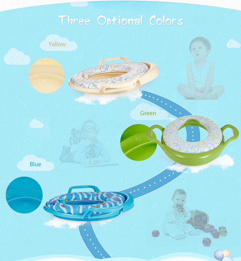 Bethbear Soft Training Potty Seat with Handles / Splash Guard for Boys / Girls Bethbear Soft Training Potty Seat with Handles / Splash Guard for Boys / Girls