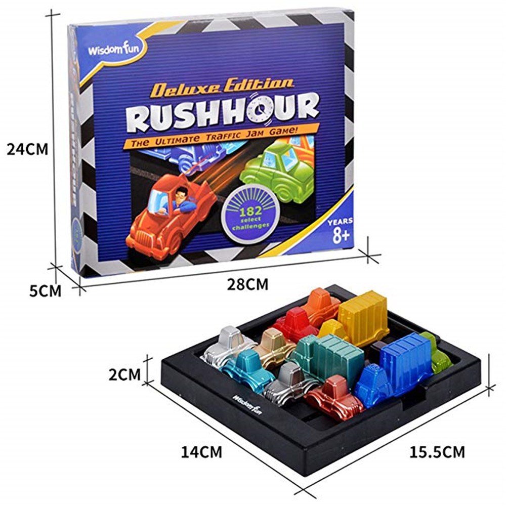 Traffic Jam Game IQ Car Puzzle Toys for Kids Smart Brain Rush Hour