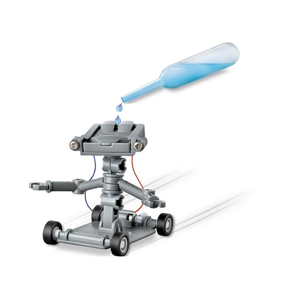 DIY Assembly Salt Water Powered Robot Kit Kid Science Educational Toy