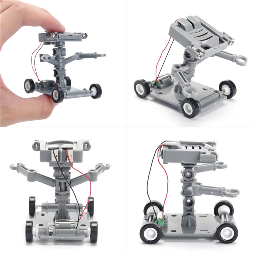 DIY Assembly Salt Water Powered Robot Kit Kid Science Educational Toy