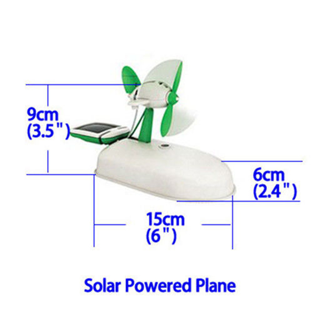 6 in 1 Solar Power DIY Toy Robots Helicopter Plane Educational Children Gift