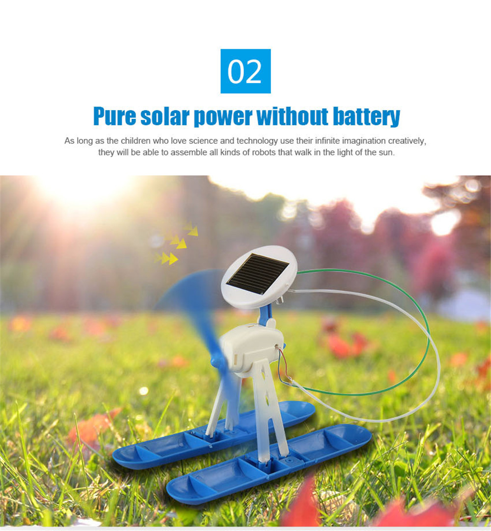 6 in 1 Solar Toy Educational DIY Robot Creative Gifts for children