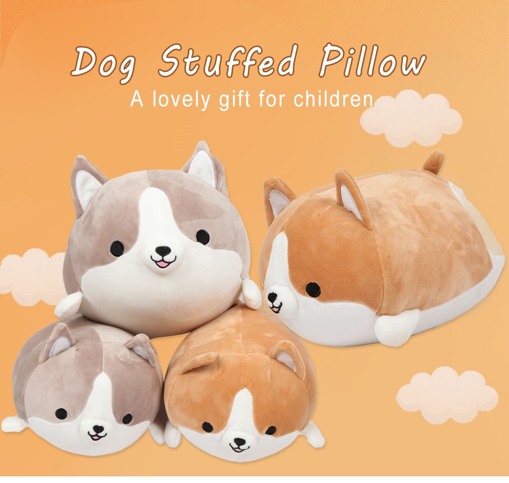 Dog Plush Toy Stuffed Cute Soft Cartoon Animal Pillow for Kids Dog Plush Toy Stuffed Cute Soft Cartoon Animal Pillow for Kids