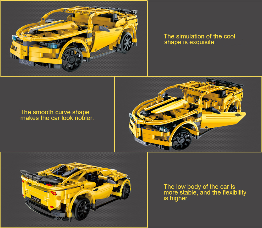 Double E Cada Educational Assembled Car Building Block Toys Double E Cada Educational Assembled Car Building Block Toys