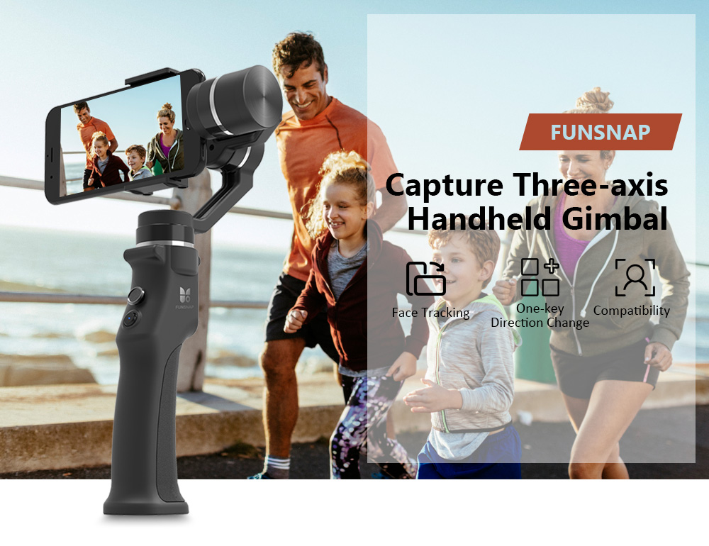 FUNSNAP Capture 3-axis Handheld Brushless Gimbal Stabilizer