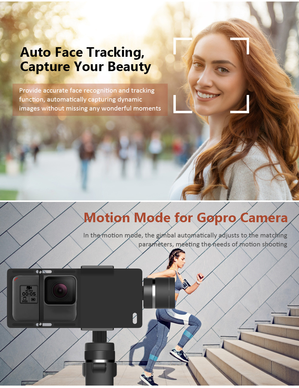 FUNSNAP Capture 3-axis Handheld Brushless Gimbal Stabilizer