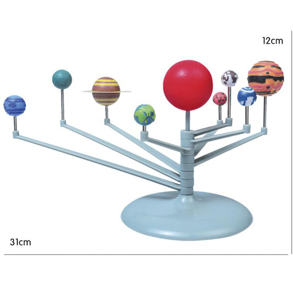 Educational Assembles Nine Planets Science Experiment Children Toy Sets