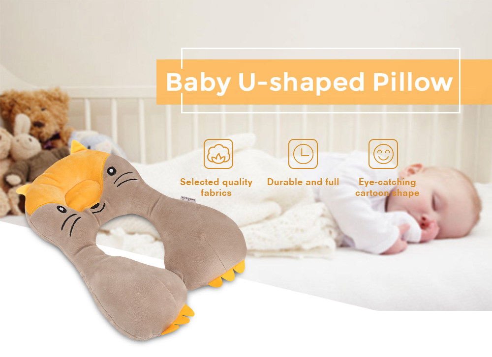 Cartoon Animal Baby Pillow Sleeping Headrest Neck Protection U-shaped Cushion