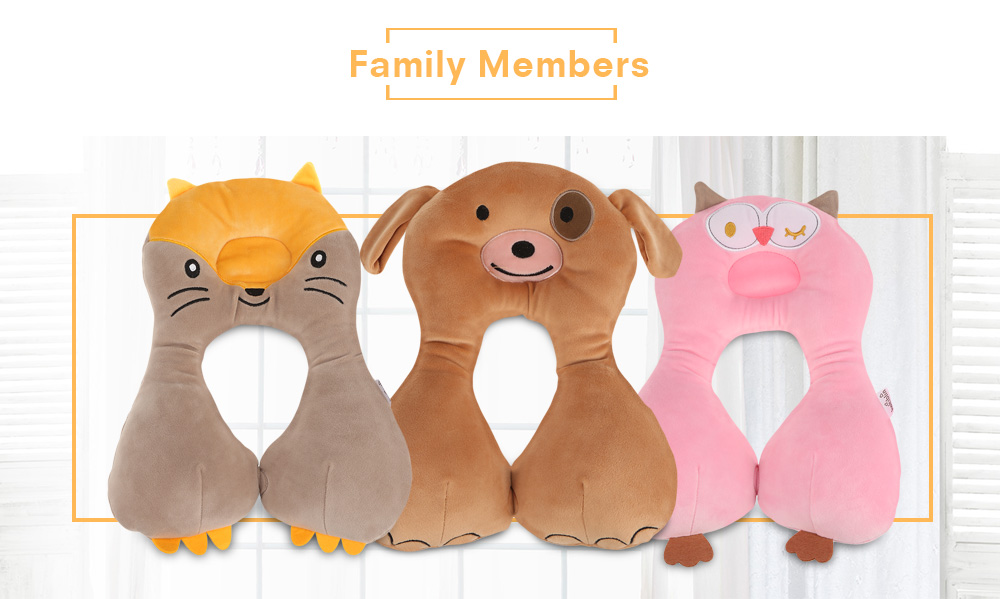 Cartoon Animal Baby Pillow Sleeping Headrest Neck Protection U-shaped Cushion Cartoon Animal Baby Pillow Sleeping Headrest Neck Protection U-shaped Cushion