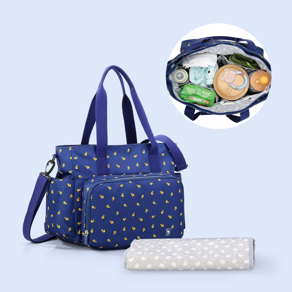 Oiwas Mommy Backpack 17.1L Large Capacity Waterproof Diaper Nappy Bag Handbag