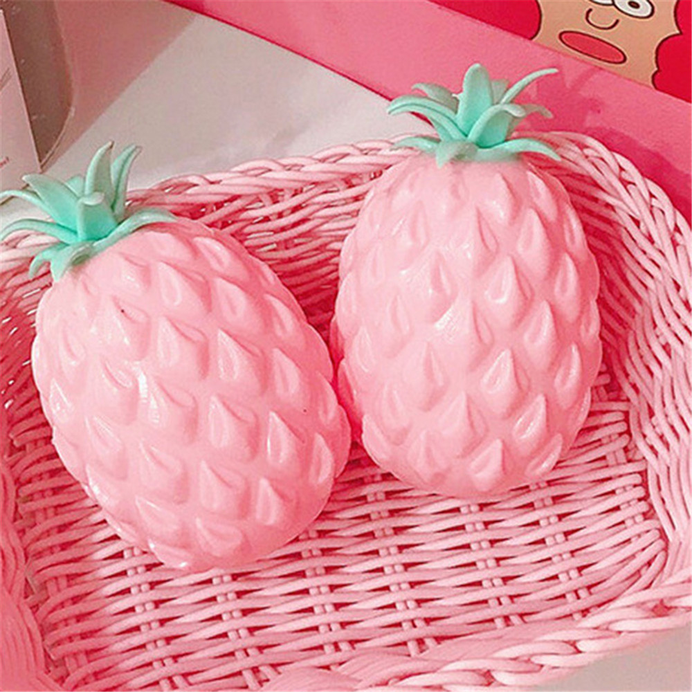 Jumbo Squishy Cute Pineapple Creamy Scent for Kids Pressure Stress Relief Toy