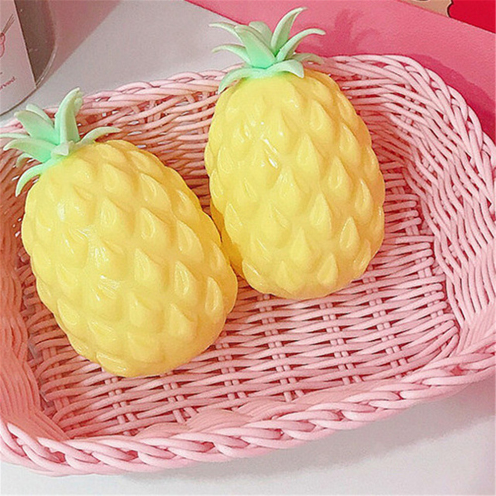 Jumbo Squishy Cute Pineapple Creamy Scent for Kids Pressure Stress Relief Toy