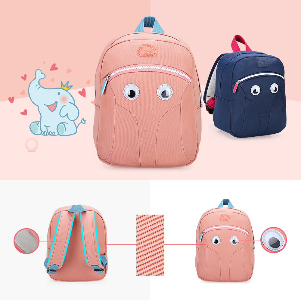 OIWAS Child Girl Boy Backpack Waterproof Rolling School Student Suitcase