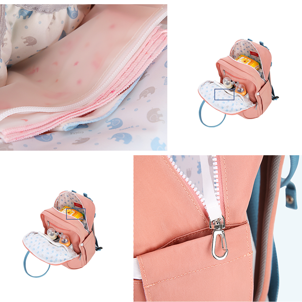 Oiwas Mommy Backpack 12.3L Large Capacity Waterproof Diaper Nappy Bag Handbag Oiwas Mommy Backpack 12.3L Large Capacity Waterproof Diaper Nappy Bag Handbag