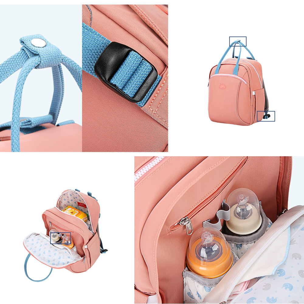 Oiwas Mommy Backpack 12.3L Large Capacity Waterproof Diaper Nappy Bag Handbag Oiwas Mommy Backpack 12.3L Large Capacity Waterproof Diaper Nappy Bag Handbag