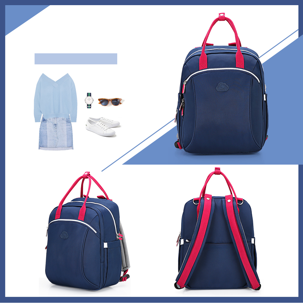Oiwas Mommy Backpack 12.3L Large Capacity Waterproof Diaper Nappy Bag Handbag Oiwas Mommy Backpack 12.3L Large Capacity Waterproof Diaper Nappy Bag Handbag