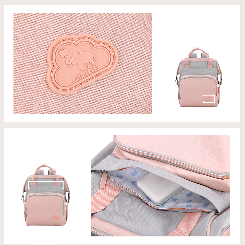 Oiwas Mommy Backpack 18.3L Large Capacity Waterproof Diaper Nappy Bag Handbag Oiwas Mommy Backpack 18.3L Large Capacity Waterproof Diaper Nappy Bag Handbag