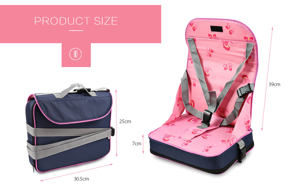 Portable Baby Toddler Children Feeding Chair Folding Seat Water Resistant Bag Portable Baby Toddler Children Feeding Chair Folding Seat Water Resistant Bag