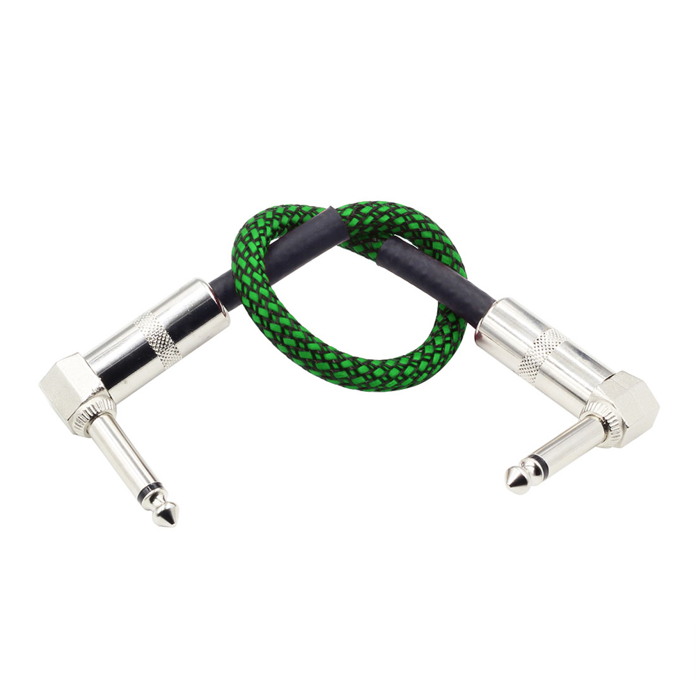 Guitar Patch Cables Right Angle 30CM Instrument for Effect Pedals 6PCS Guitar Patch Cables Right Angle 30CM Instrument for Effect Pedals 6PCS