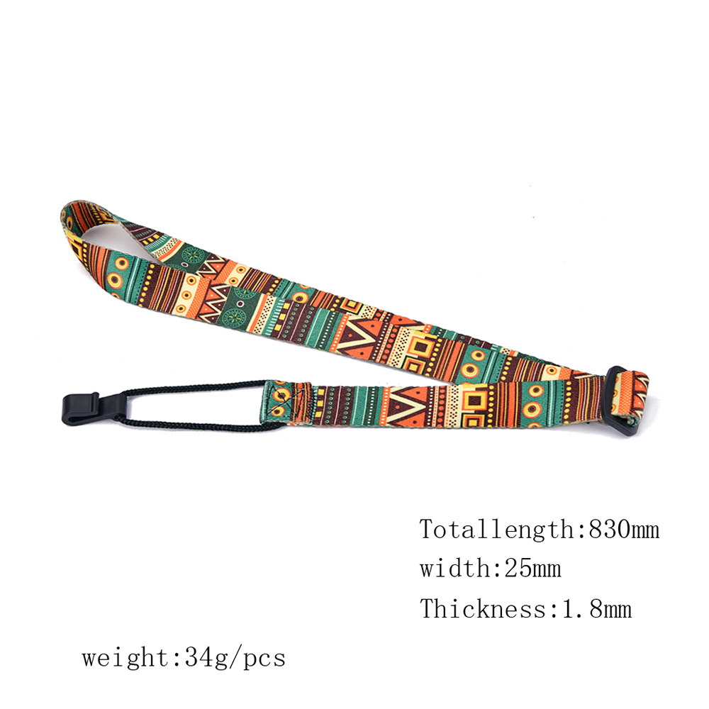 Nylon Colorful Vivid Printing Style Ukulele Strap Sling With Hook Nylon Colorful Vivid Printing Style Ukulele Strap Sling With Hook